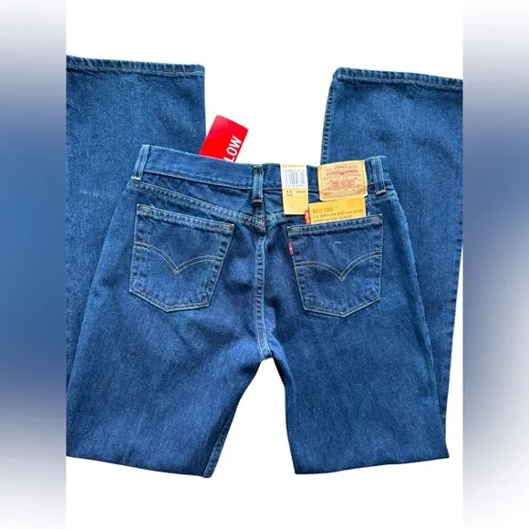 NWT Deadstock Vintage Y2K 2001 Superlow Bootcut Levi’s size 11 Junior - Picture 1 of 13